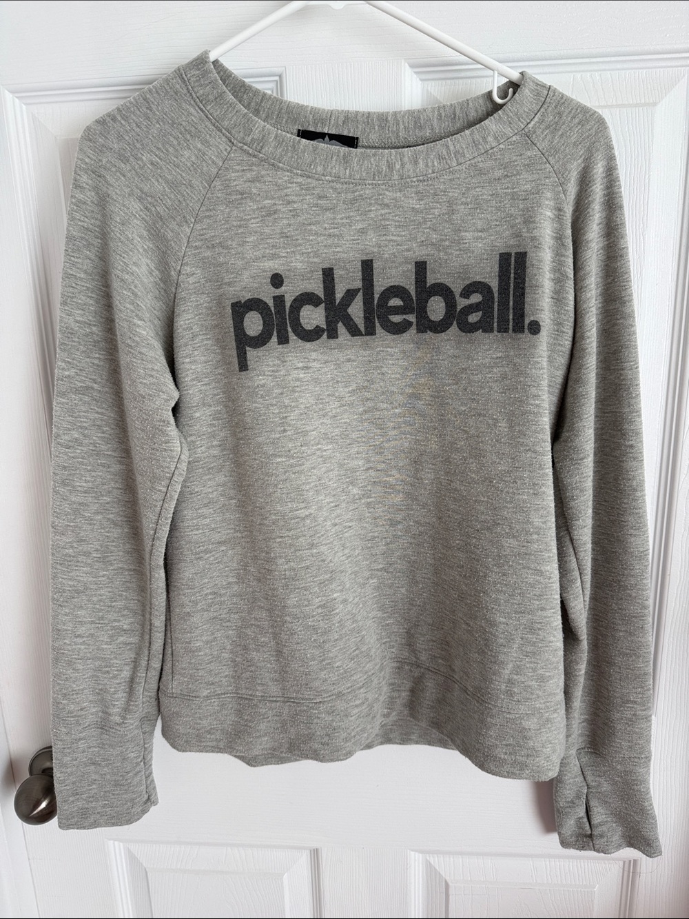 Pickleball lovers 🏓Women's Gray Crewneck Sweatshirt size Medium